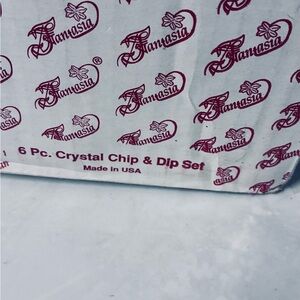 Princess House Fantasia 6 piece Chip & Dip Set